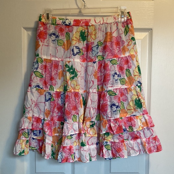 🟫🟫 Old Navy Flowered Skirt (size kids XL) - Picture 2 of 7